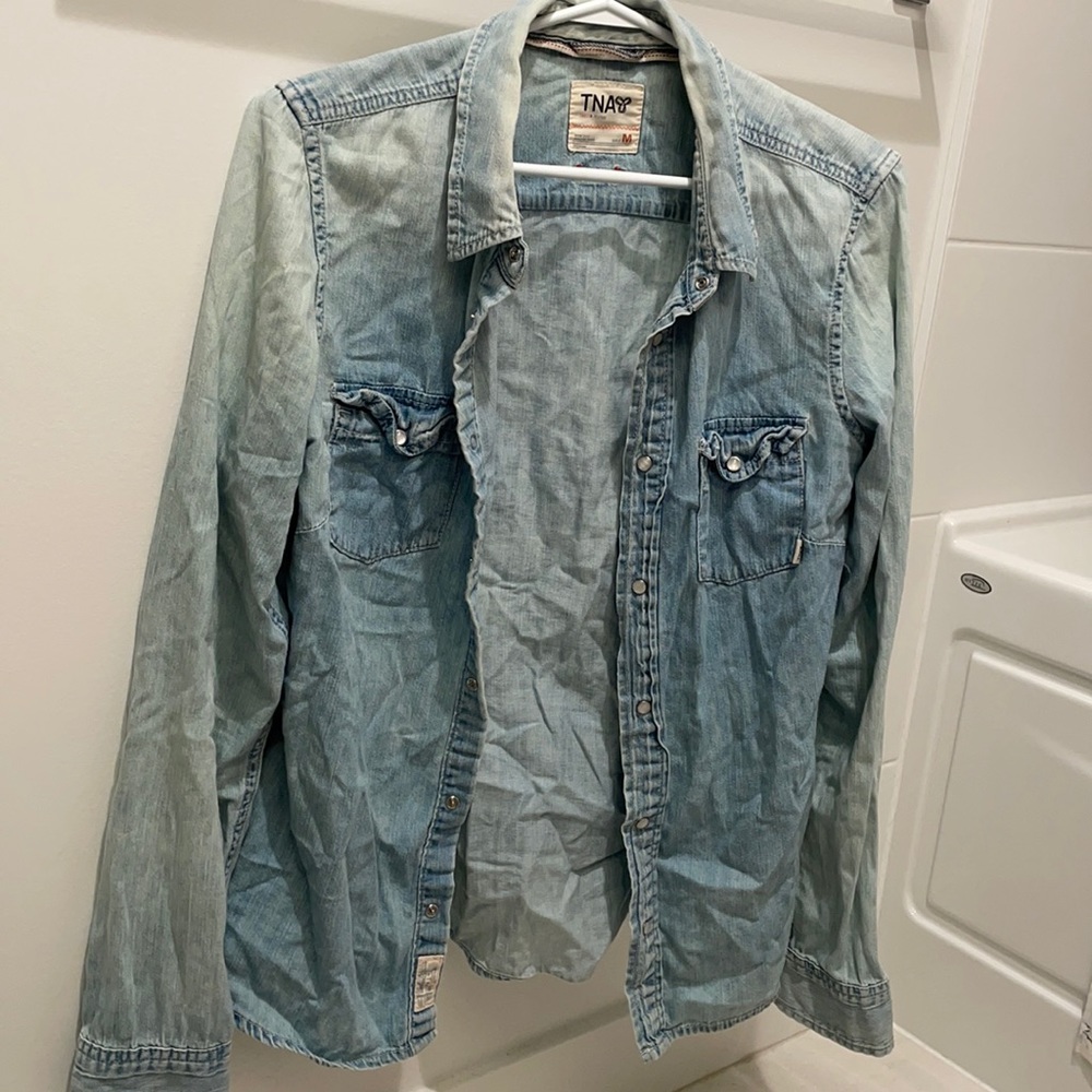 TNA Denim Long Sleeve Shirt